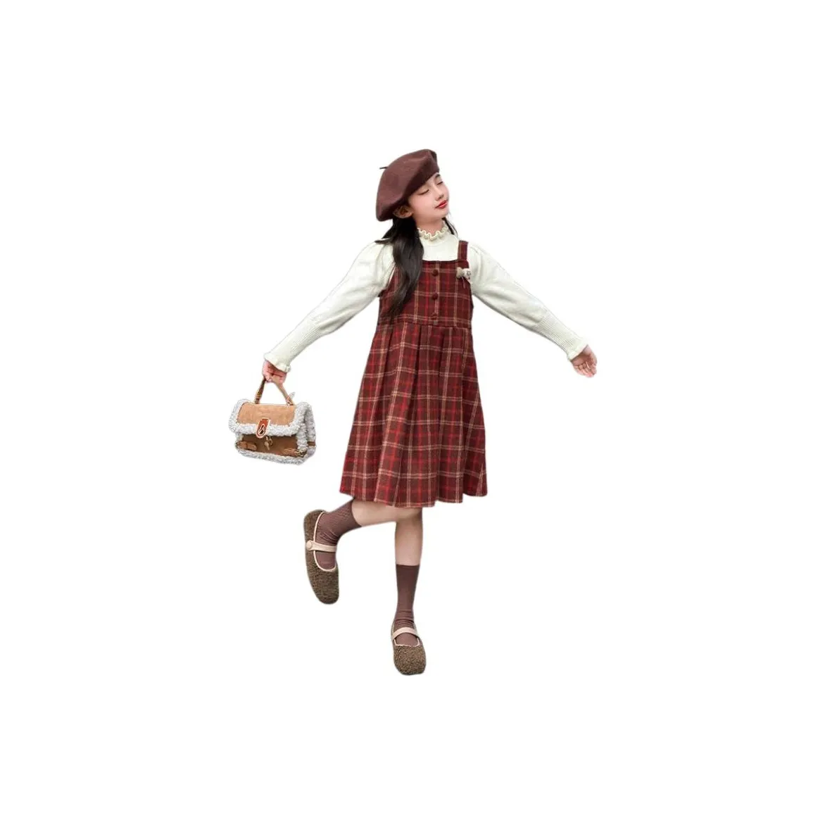 TONYBEAR Платье-камзол Свитер Двухкомпонентный комплект Детские платья