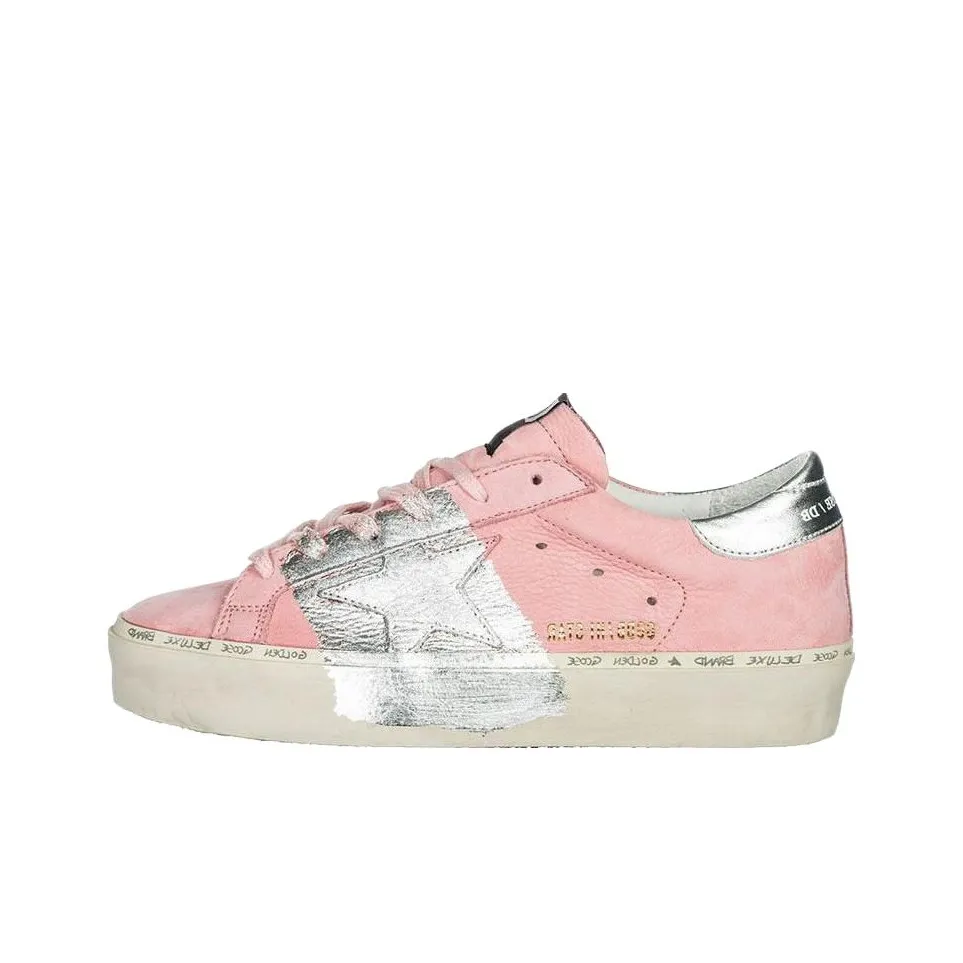 Golden Goose Skateboard Shoes Women's Low-Top Pink