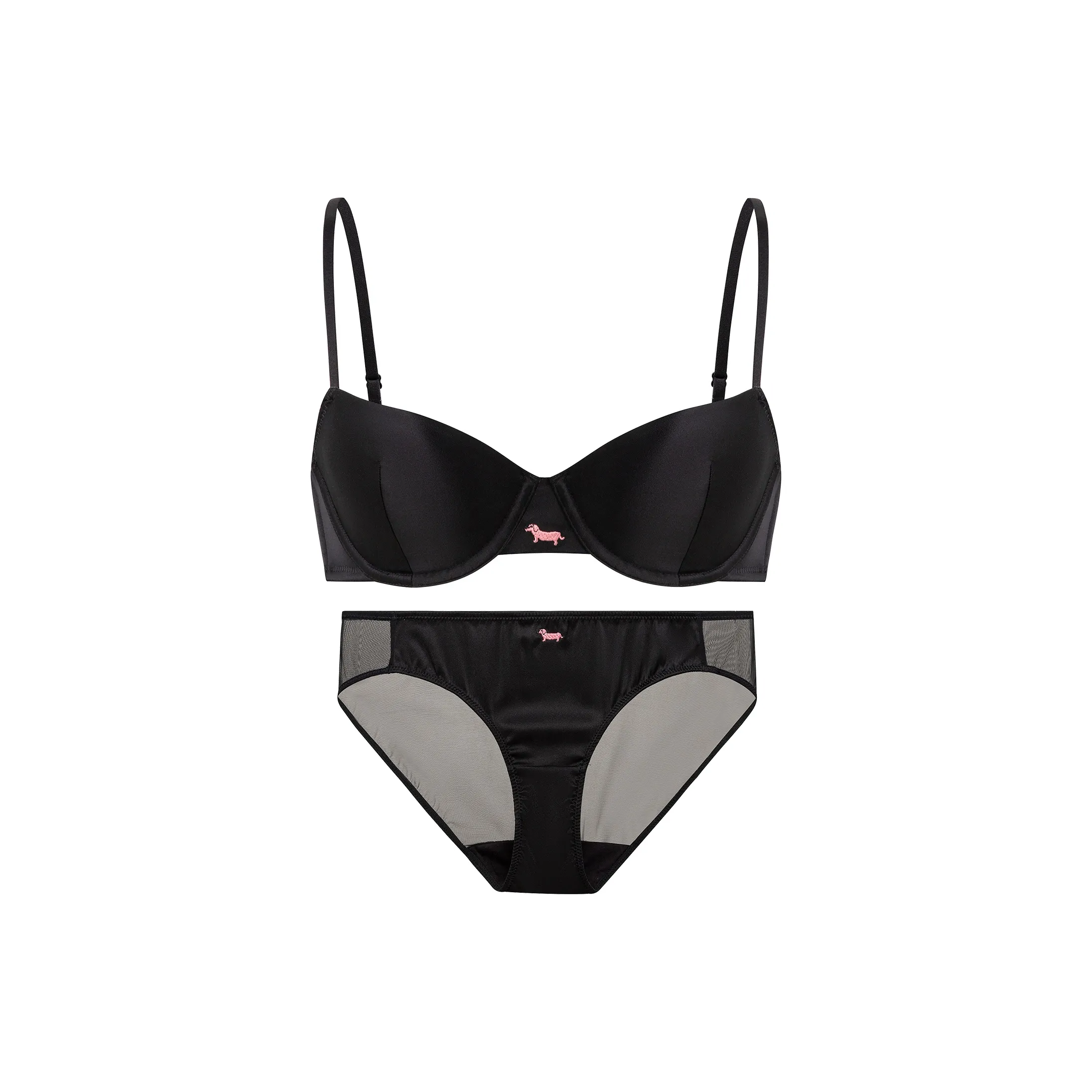 FREELASS Комплект нижнего белья Женское Обсидиановый Черный