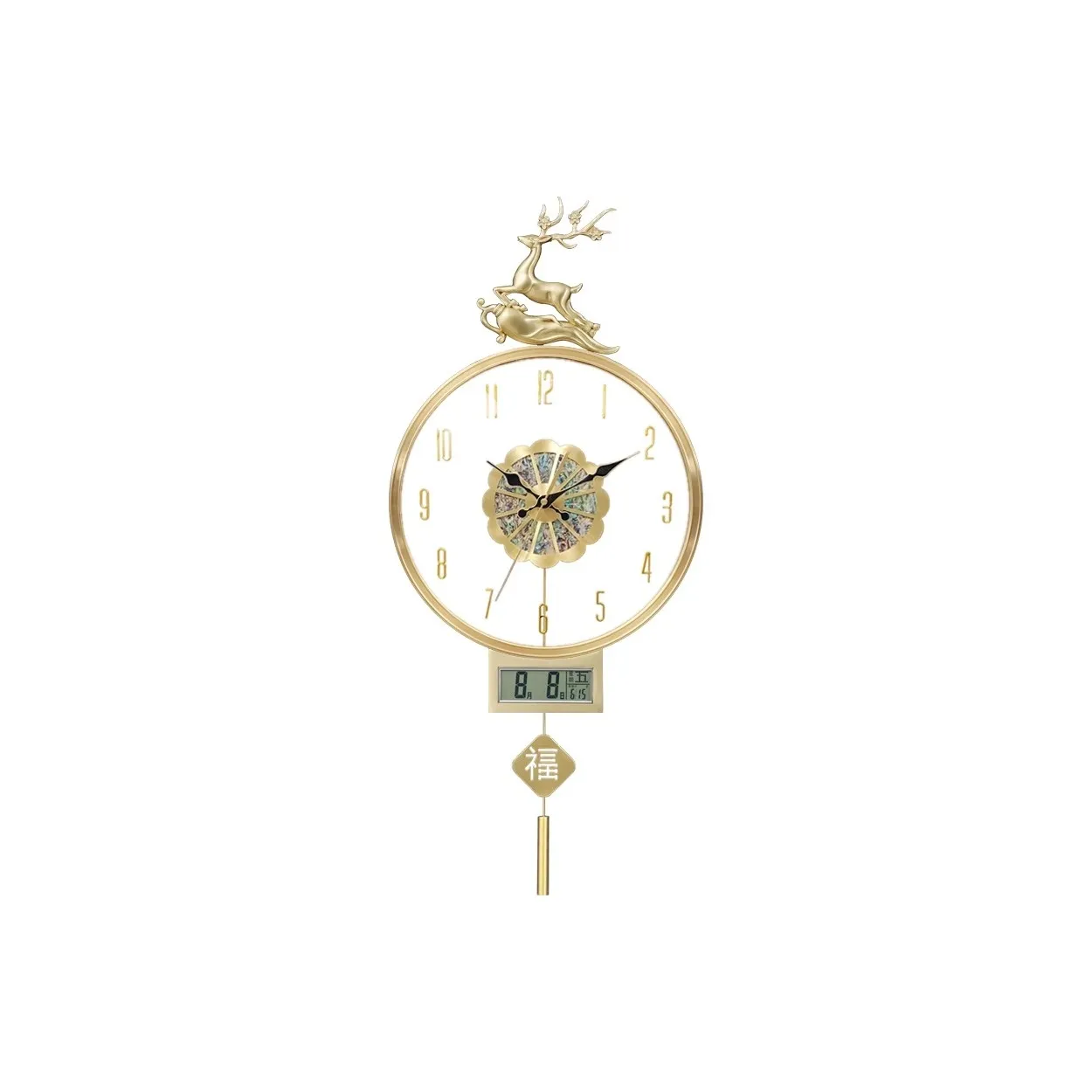 KAIQIN Кварцевый механизм Стена Часы Унисекс