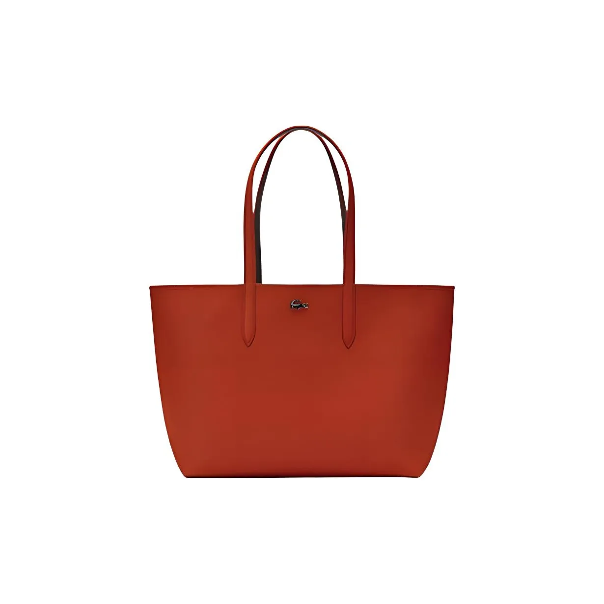 LACOSTE PVC Тоут Сумка Сумка для покупок Сумка на плечо Сумка Большая Женская Красная Чайная Коричневая Облако Черная
