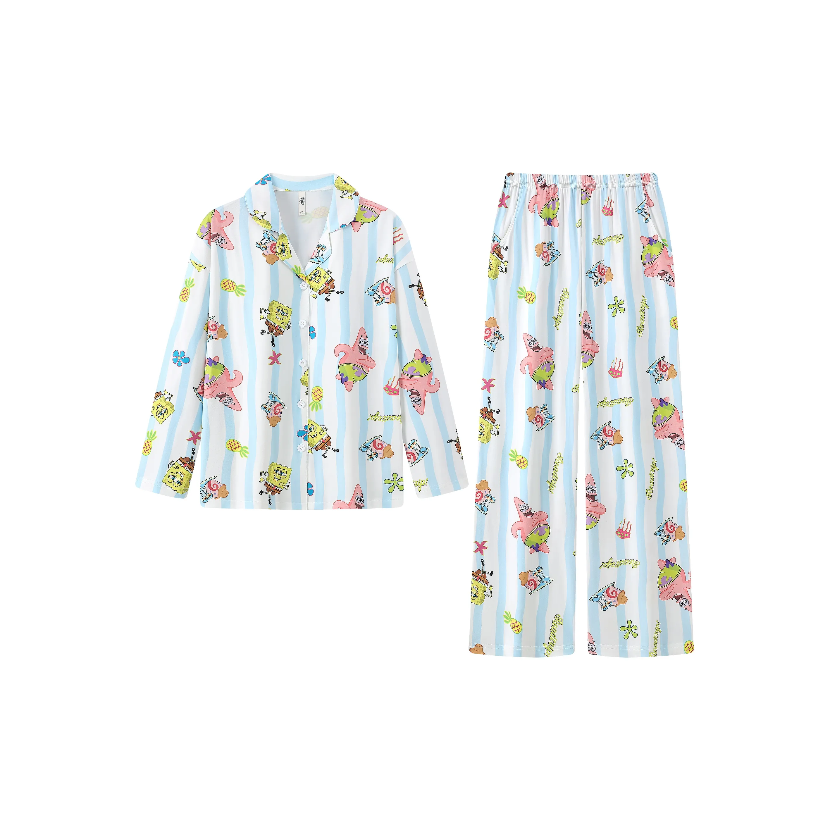 Gongdie x HAIMIANBAOBAO LIANMINGKUAN Пижамный комплект Унисекс