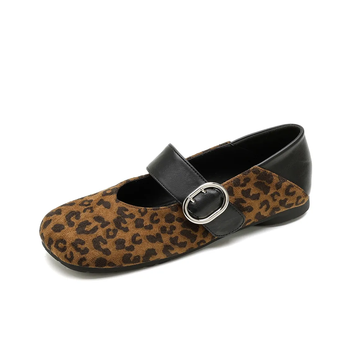 QITUMAUL Плоская подошва Туфли Мэри Джейн Женские