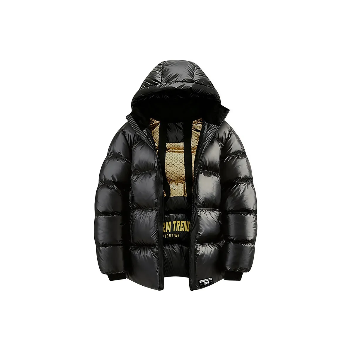 UNthemed Черный Унисекс Пуховики