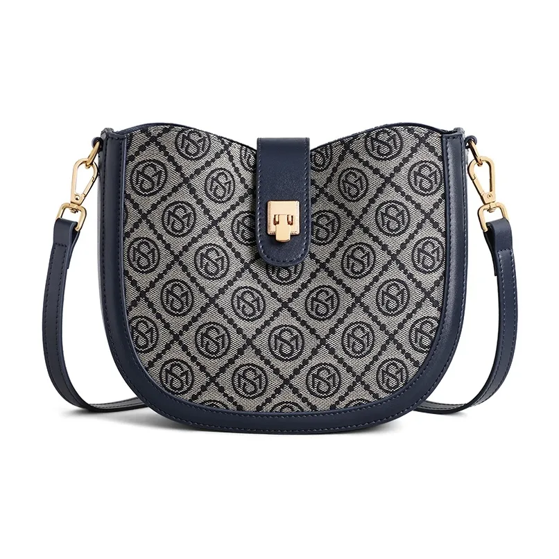 MILLIE'S Ткань Синтетическая кожа Сумка через плечо Сумка на плечо Стандартная Женская Синяя