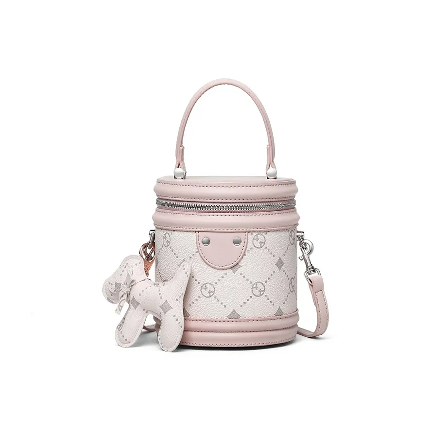 Younger Song Синтетическая кожа Одно плечо Сумка Стандартная Женская Розовая