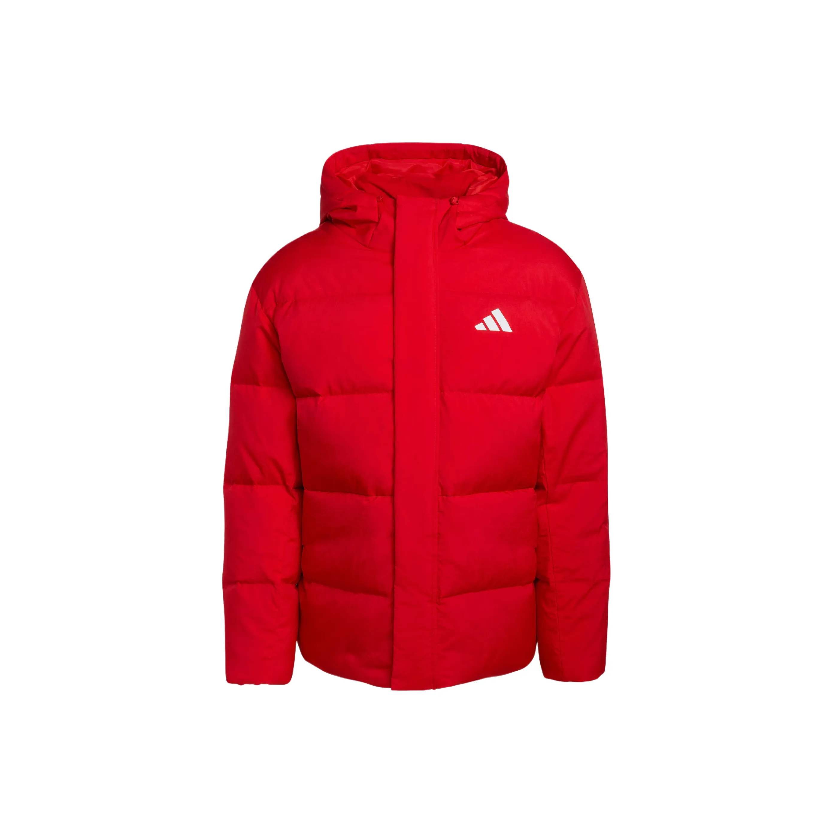 Adidas Red Unisex Down Jackets Adidas Красный Унисекс Пуховики