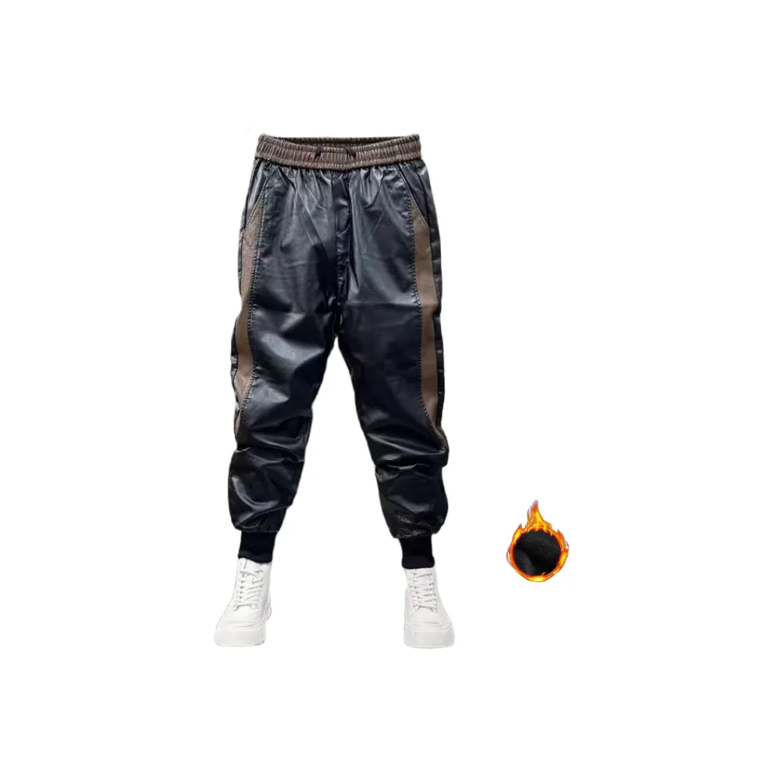 Zomuros Унисекс Кожаные Штаны