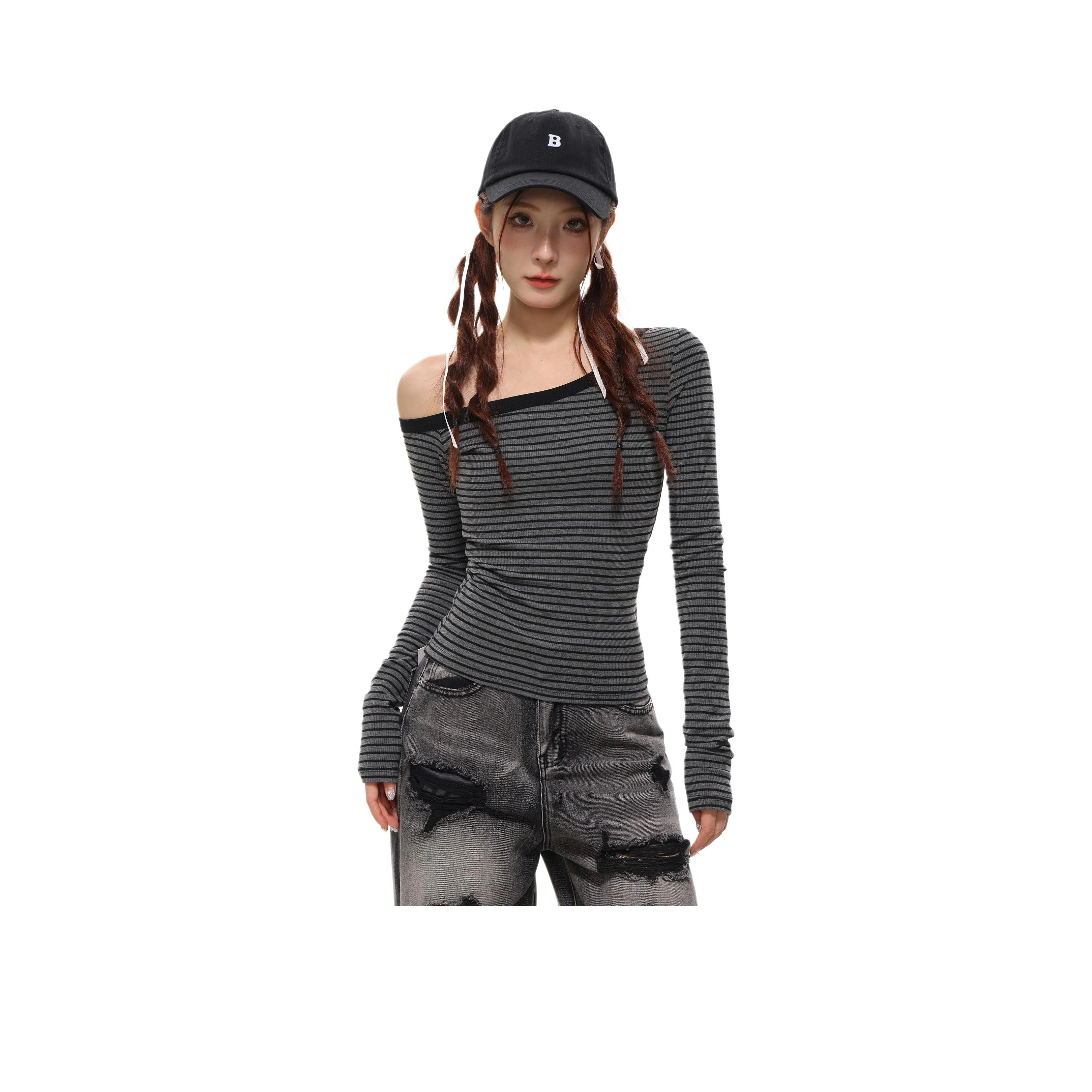 La Chapelle Серые Женские T-рубашки