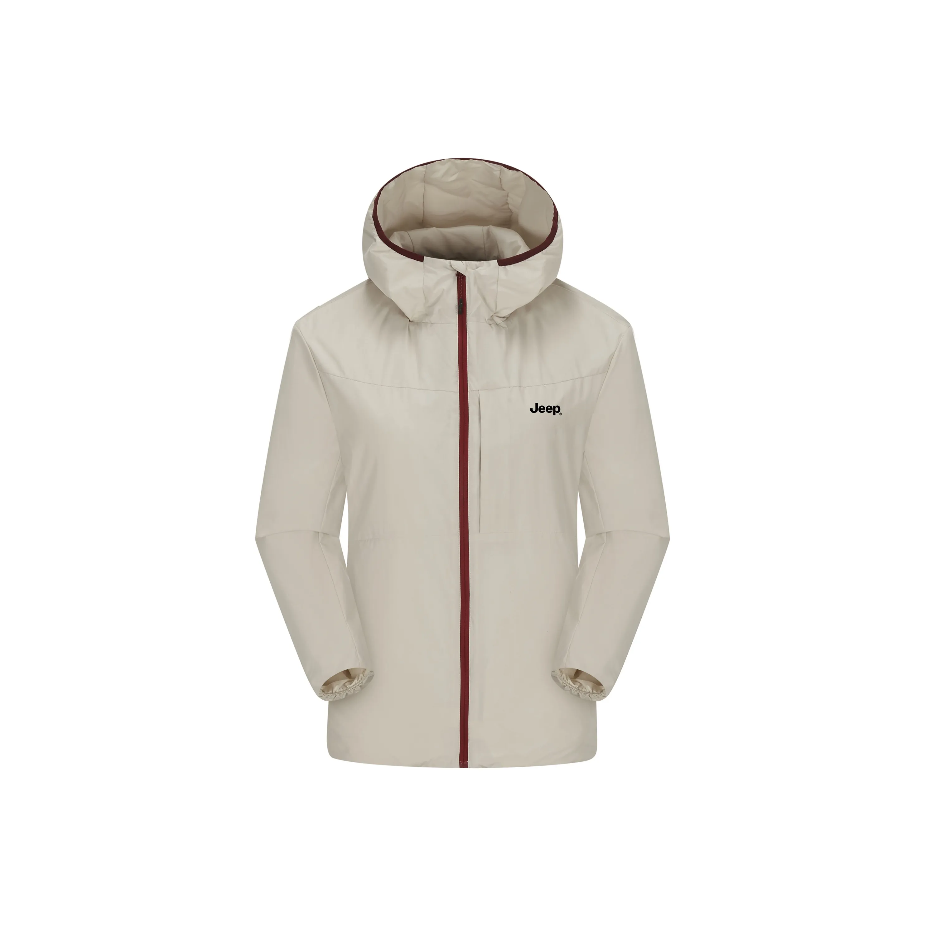 Jeep Длинный рукав с капюшоном хлопковый пуховик унисекс