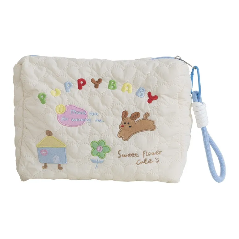 Stubborn Cute Illustration Embroidery Косметичка New Arrival Makeup Storage Cloth Bag Dust Cover