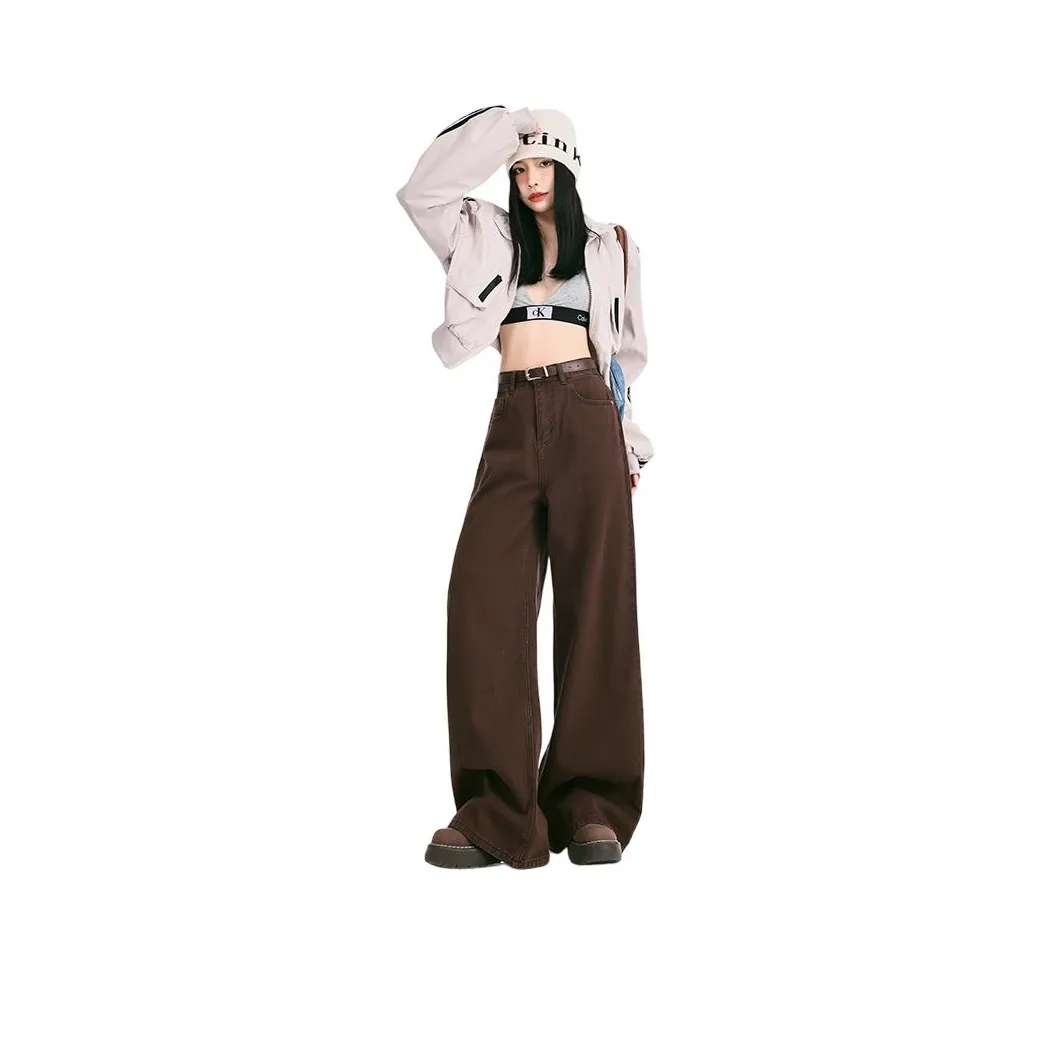 PAZZO Коричневый Женские Джинсы