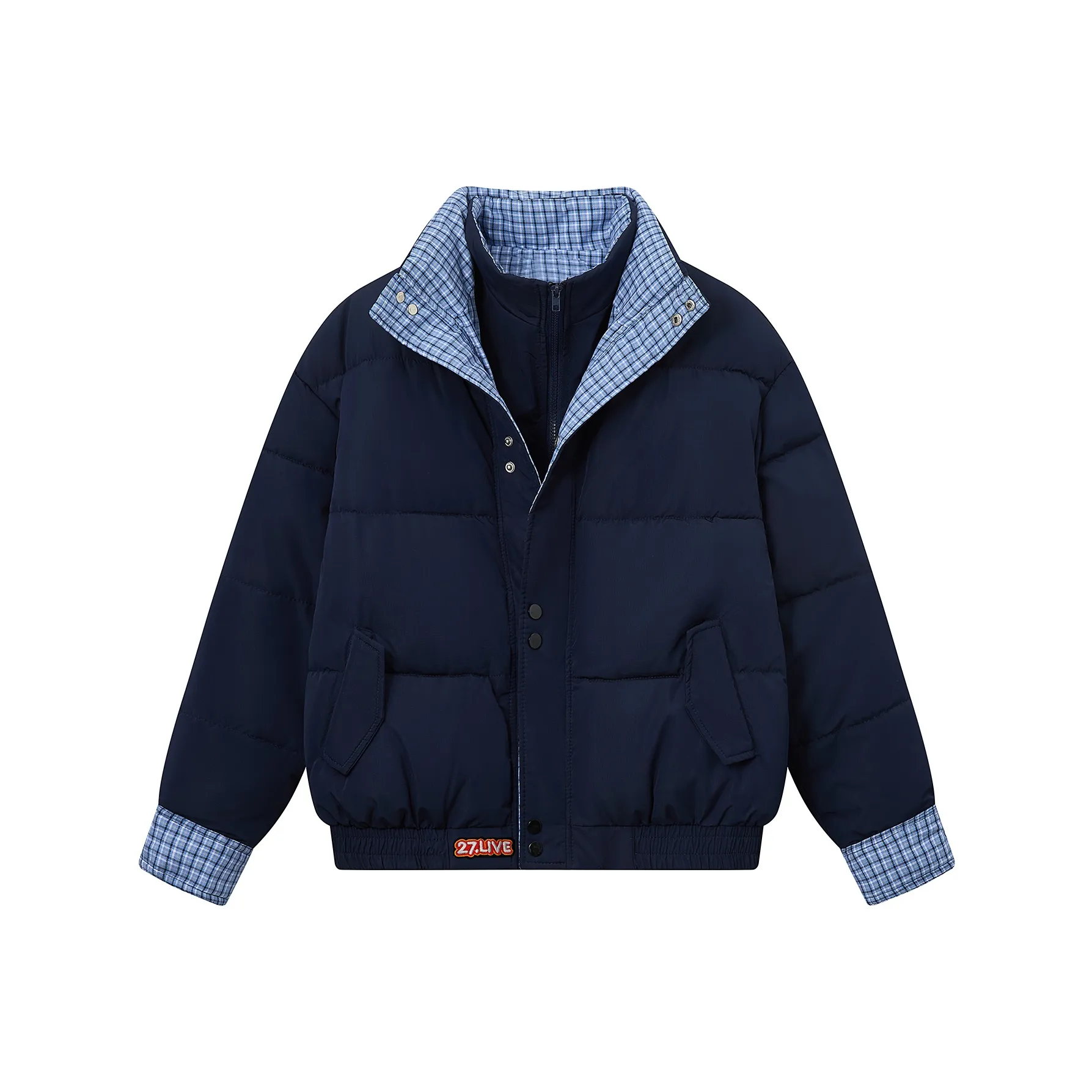 27DESHENGHUO Хлопковый пуховик Унисекс