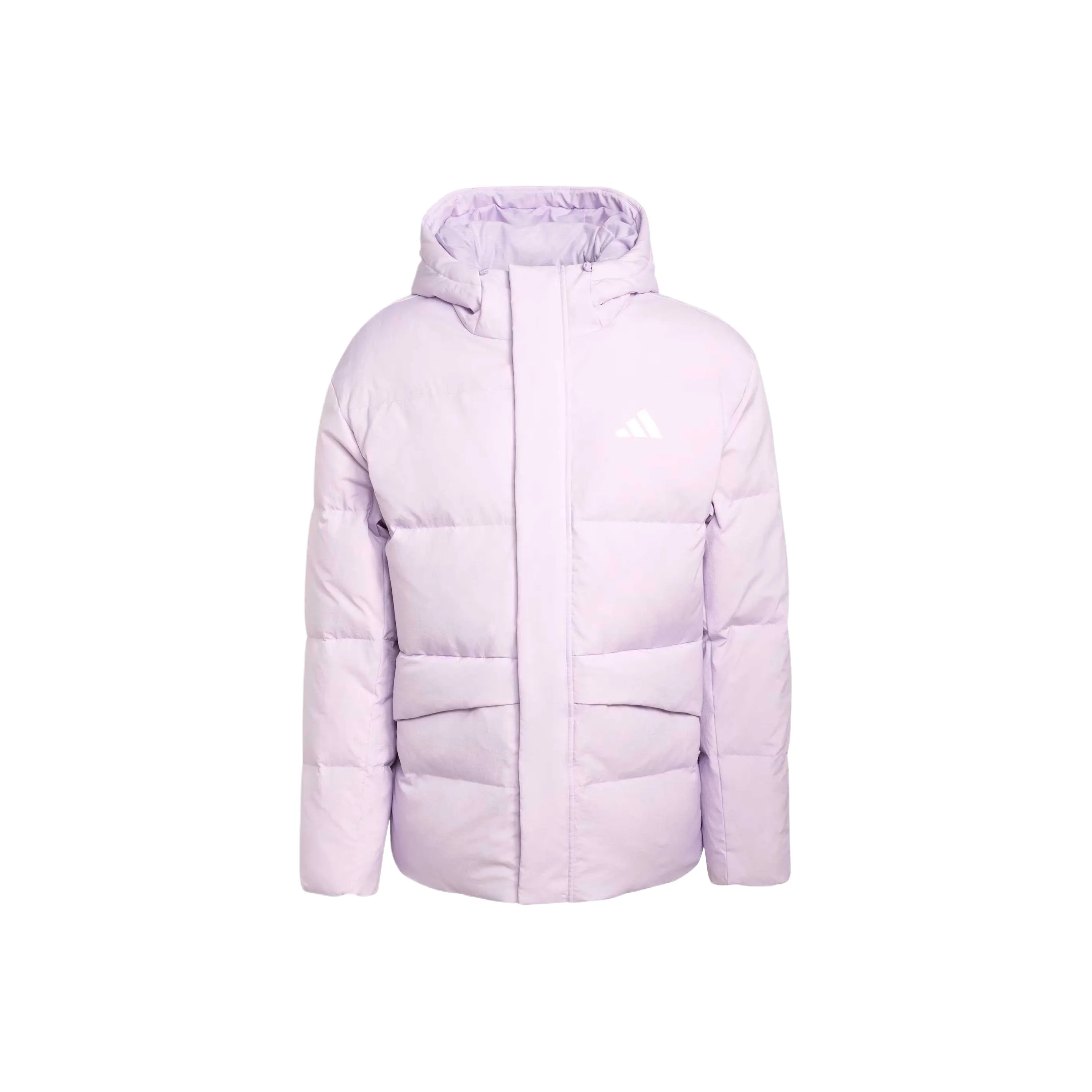 Adidas Пудра Сливовый фиолетовый Унисекс Пуховые куртки