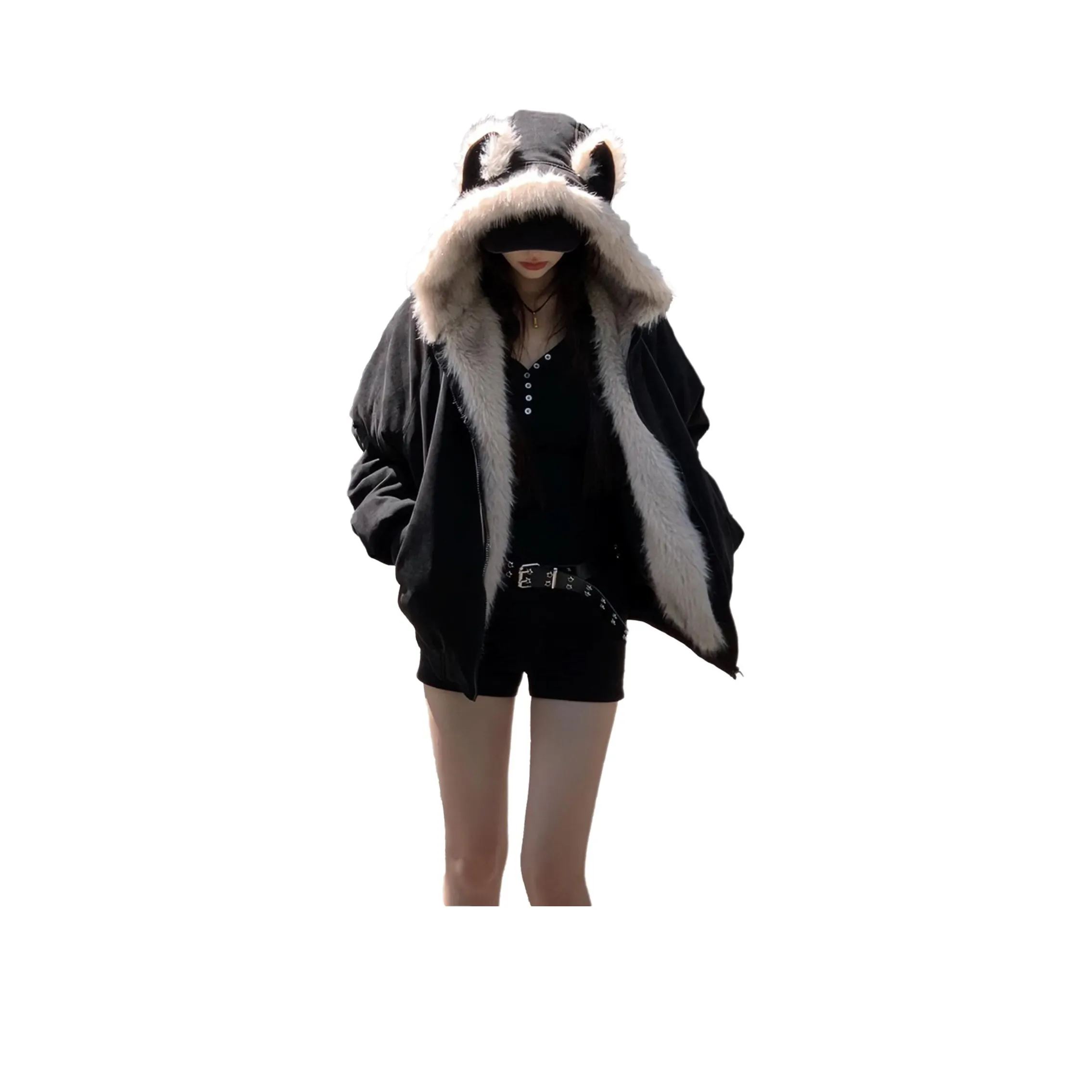 EIDOLON GRAIN Хлопковый пуховик женский