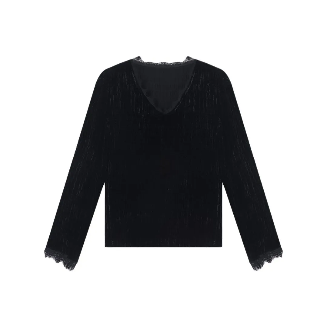 GZQJ Черные Женские Рубашки