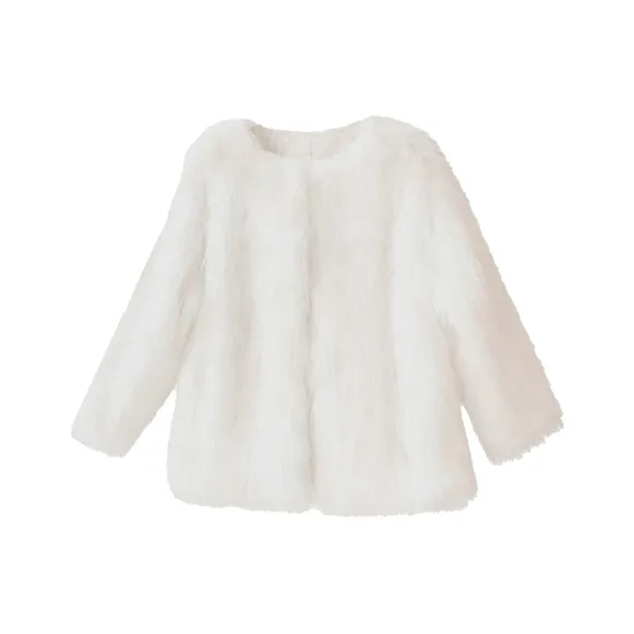 QIAOMONVHAI Белый Женские Меховые изделия