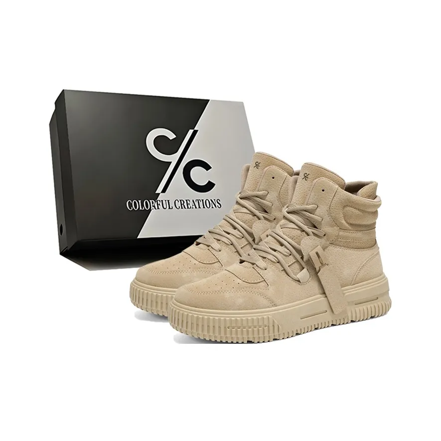 Colorful Creations визуально увеличивает рост устойчивые к истиранию легкие противоскользящие высокие кроссовки для скейтбординга мужские