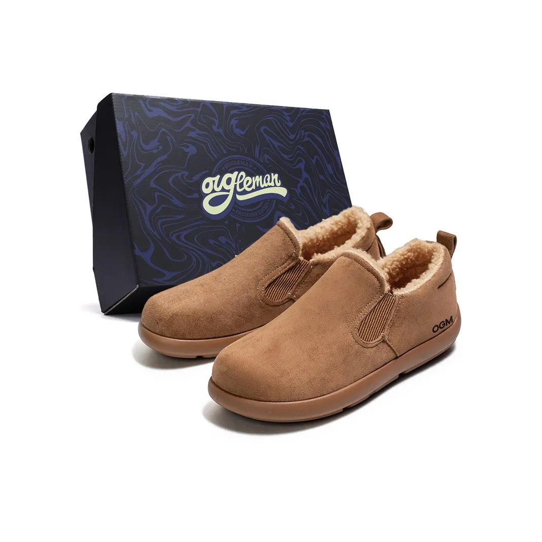 OUGLEMEN Теплоизоляционное покрытие устойчивое к истиранию длина стопы (размер в длину) утепленная обувь мужская