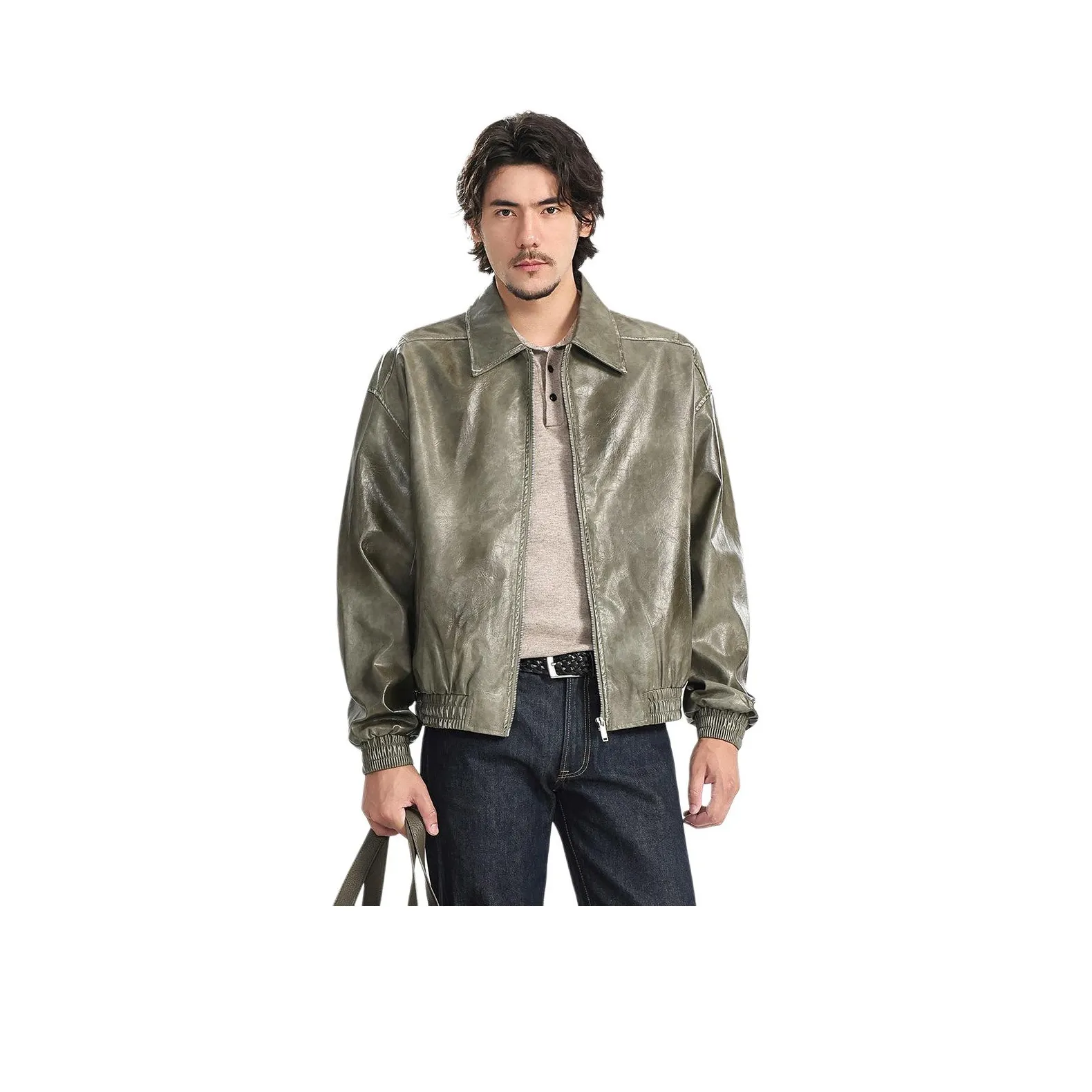 7 FOR Все MANKIND Кожаная Куртка Мужская