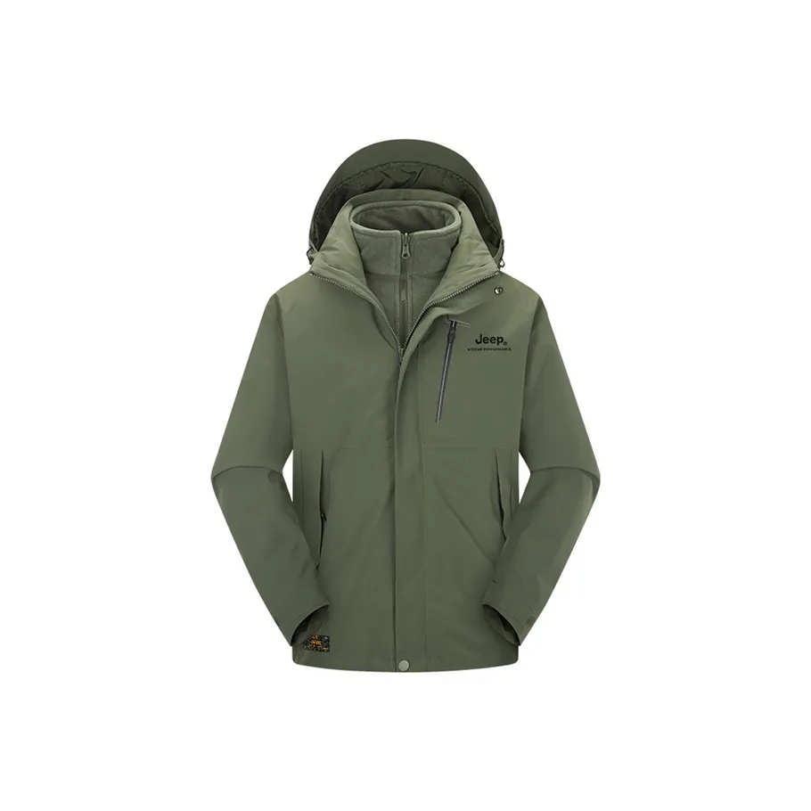 Jeep Водонепроницаемый Ветрозащитный Дышащий Устойчивый к истиранию Термический Антистатический Ветровка Унисекс