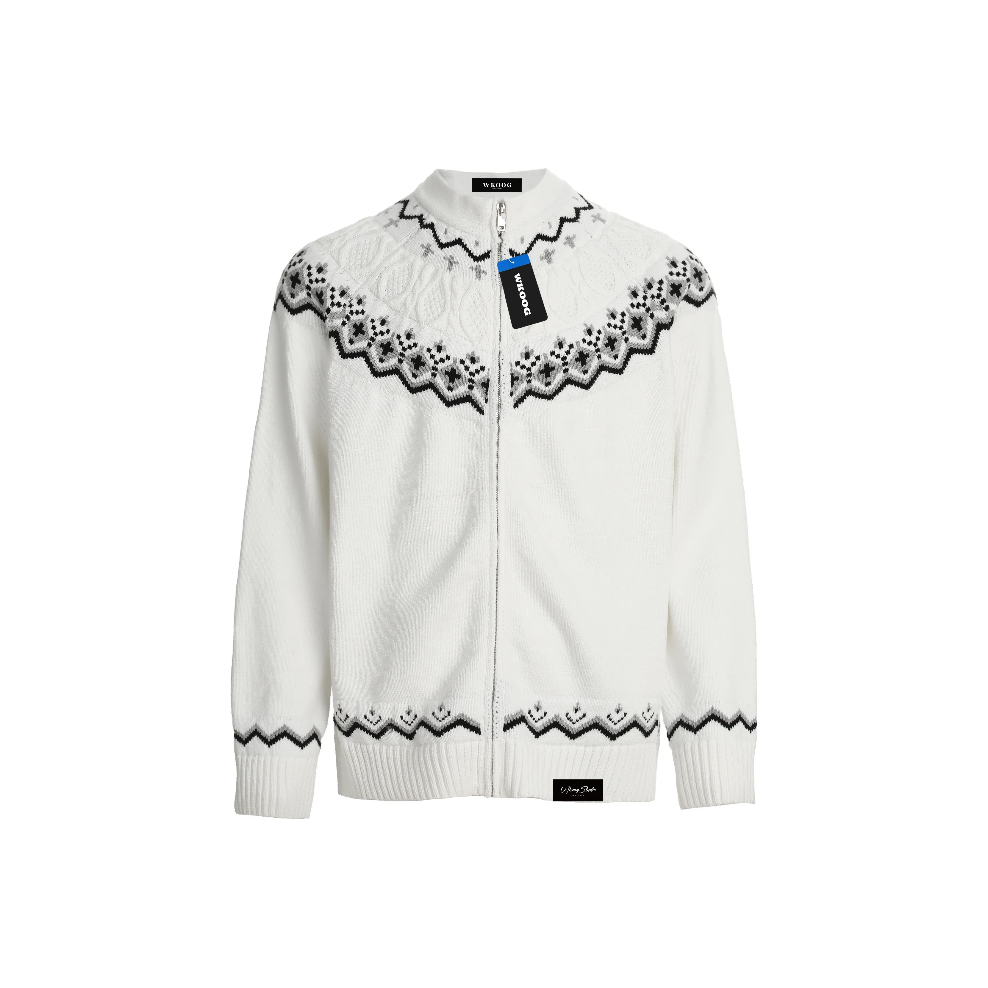 WKOOG Белый Унисекс Трикотаж