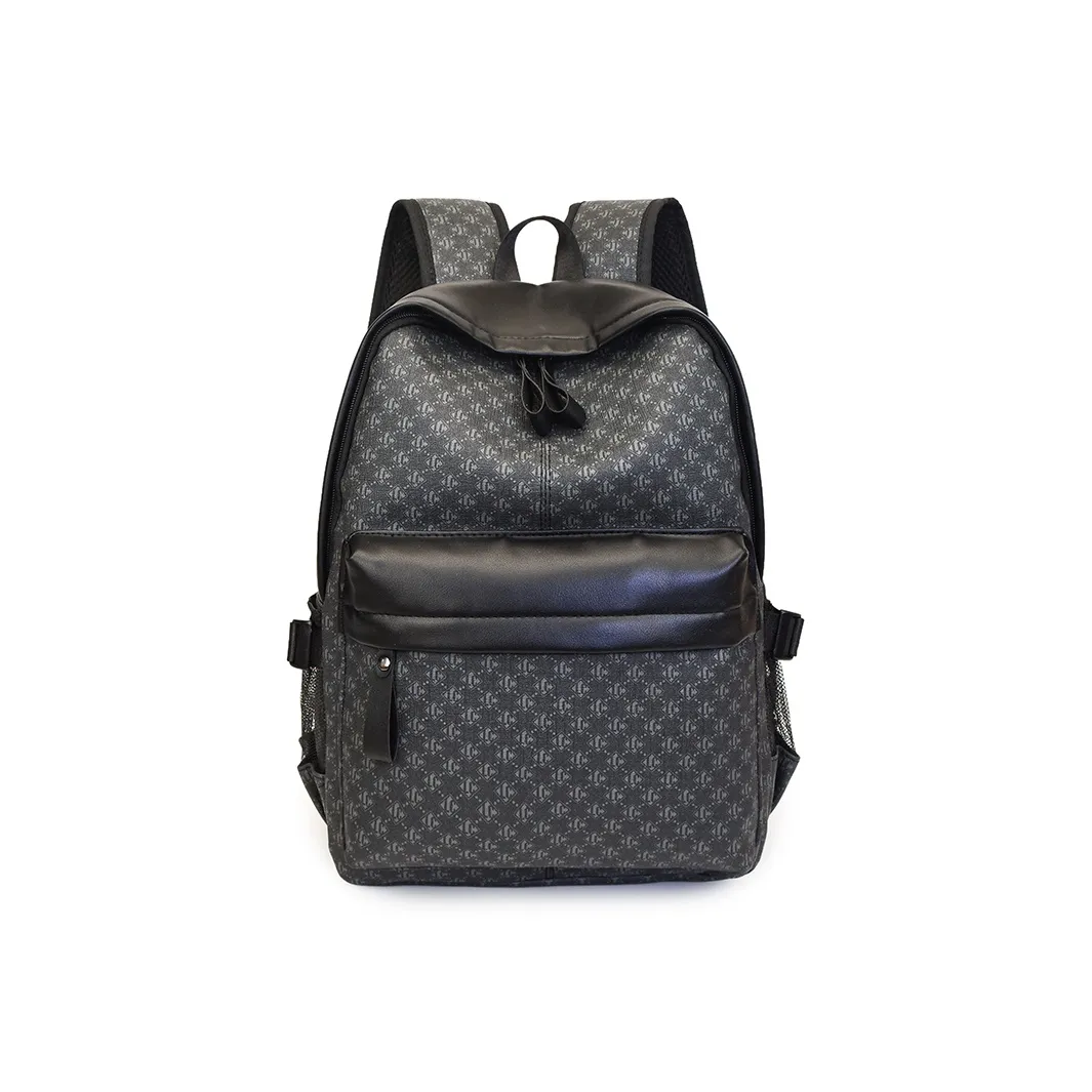 AUNG ПУ (полиуретан) Рюкзак Стандартный Мужской Черный Многоцветный