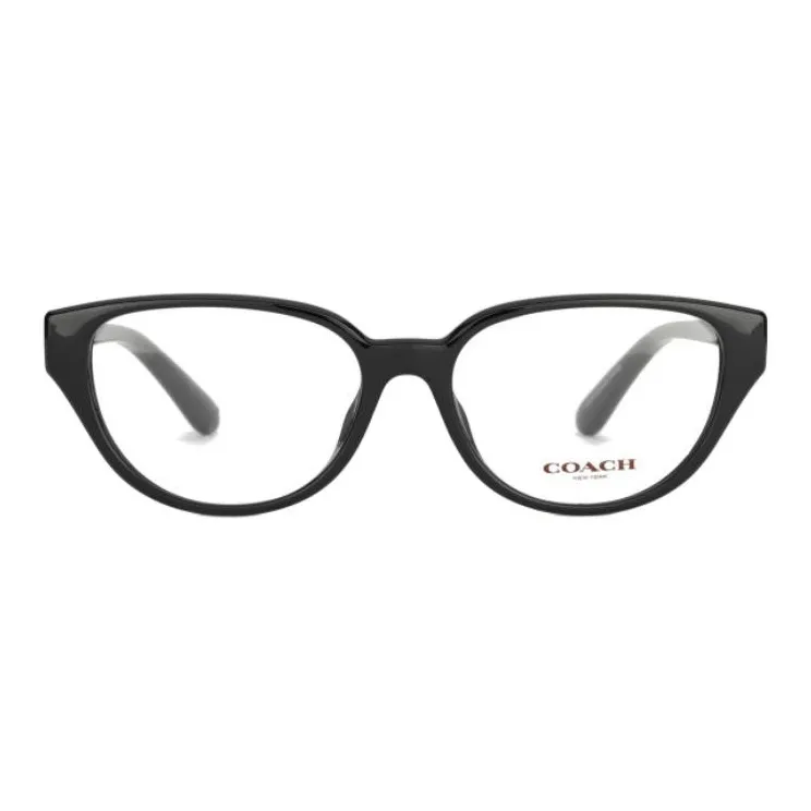 COACH Пластина Кошачий глаз Очки с диоптриями Унисекс Черный