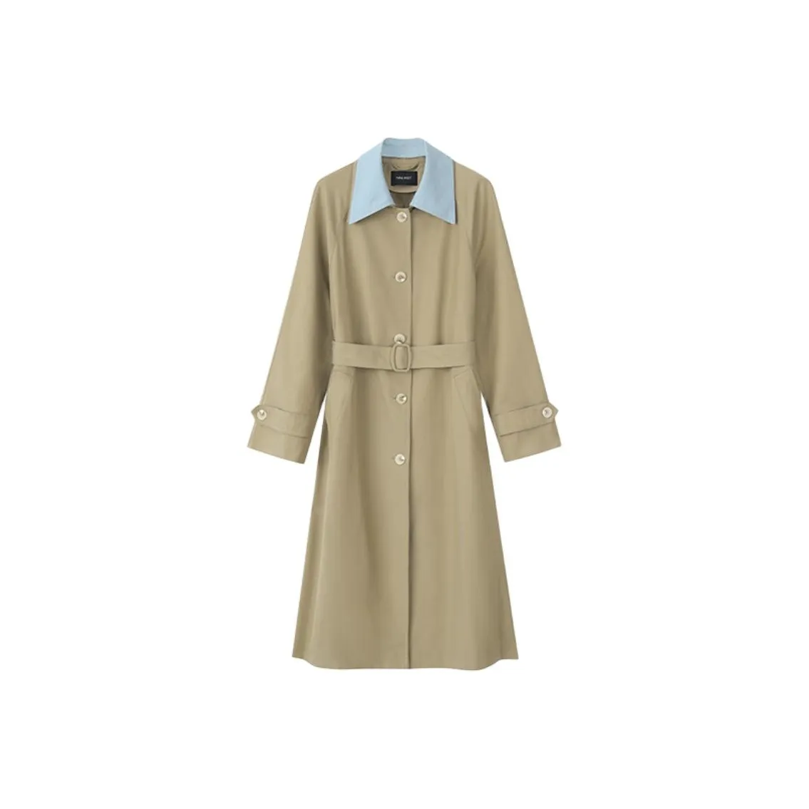 NINE WEST Khaki Женская тренч-куртка