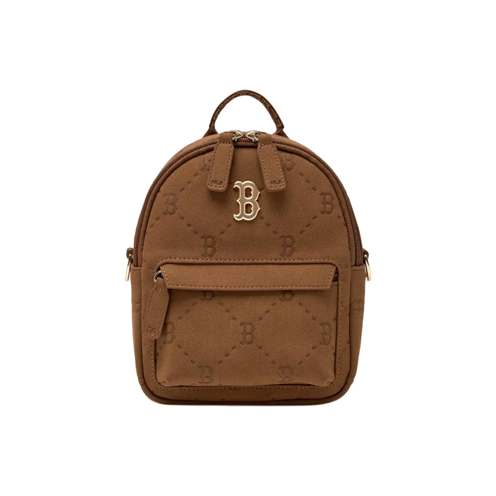 MLB Рюкзак из искусственной кожи унисекс коричневый