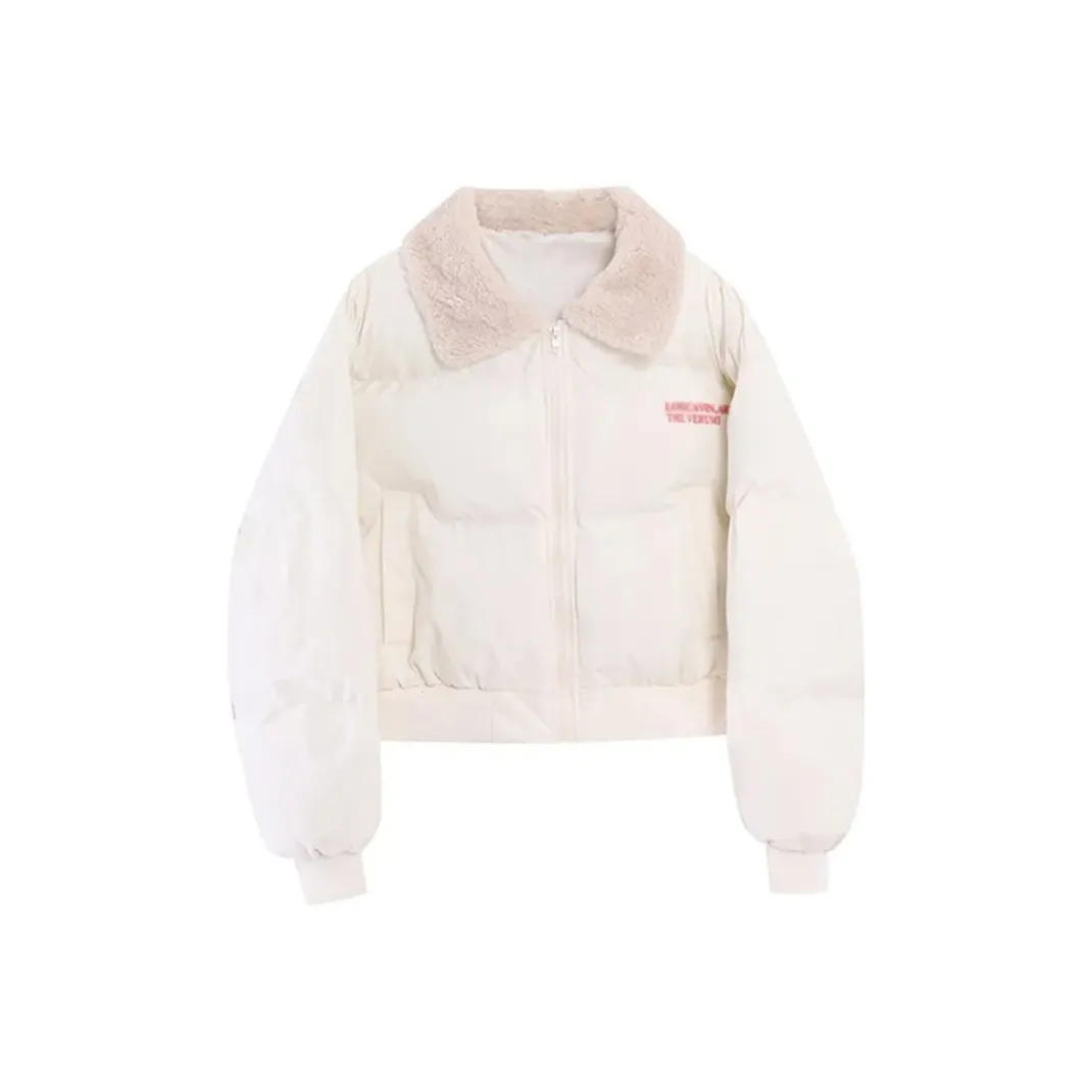 AFGGD Белый Женские пуховики