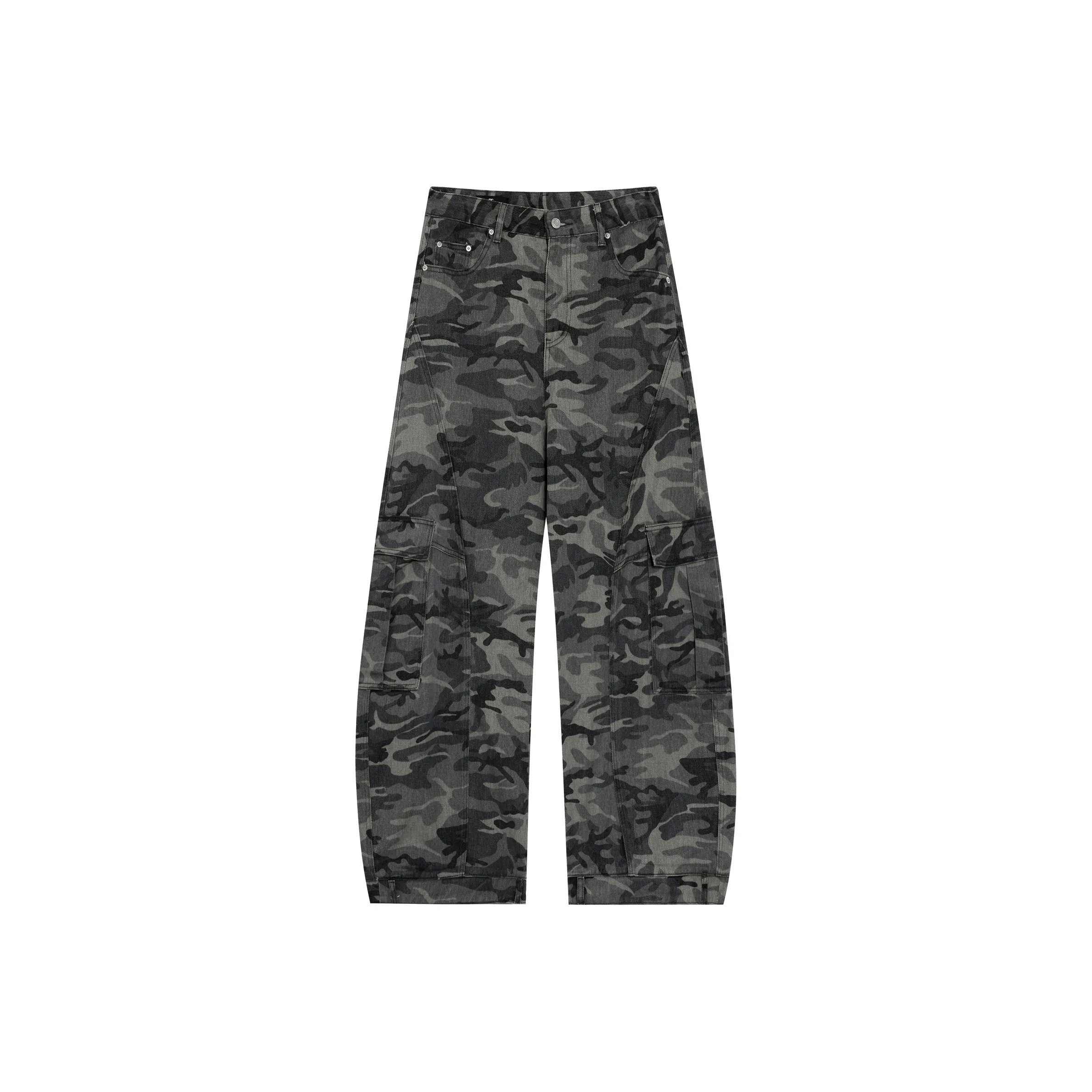 PANDA ADEVIL Камуфляж Scimitar Позиционирование стиля Унисекс Джинсы