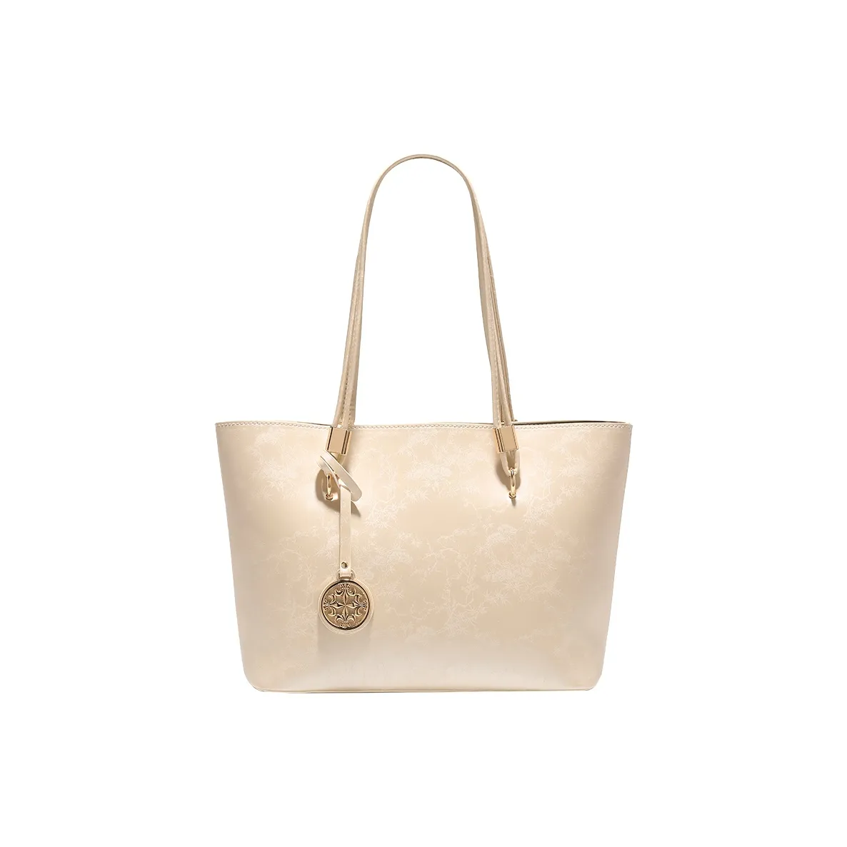 SMILE FOCUS Сумка Tote из микрофибры синтетическая кожа плечо сумка женская экрю