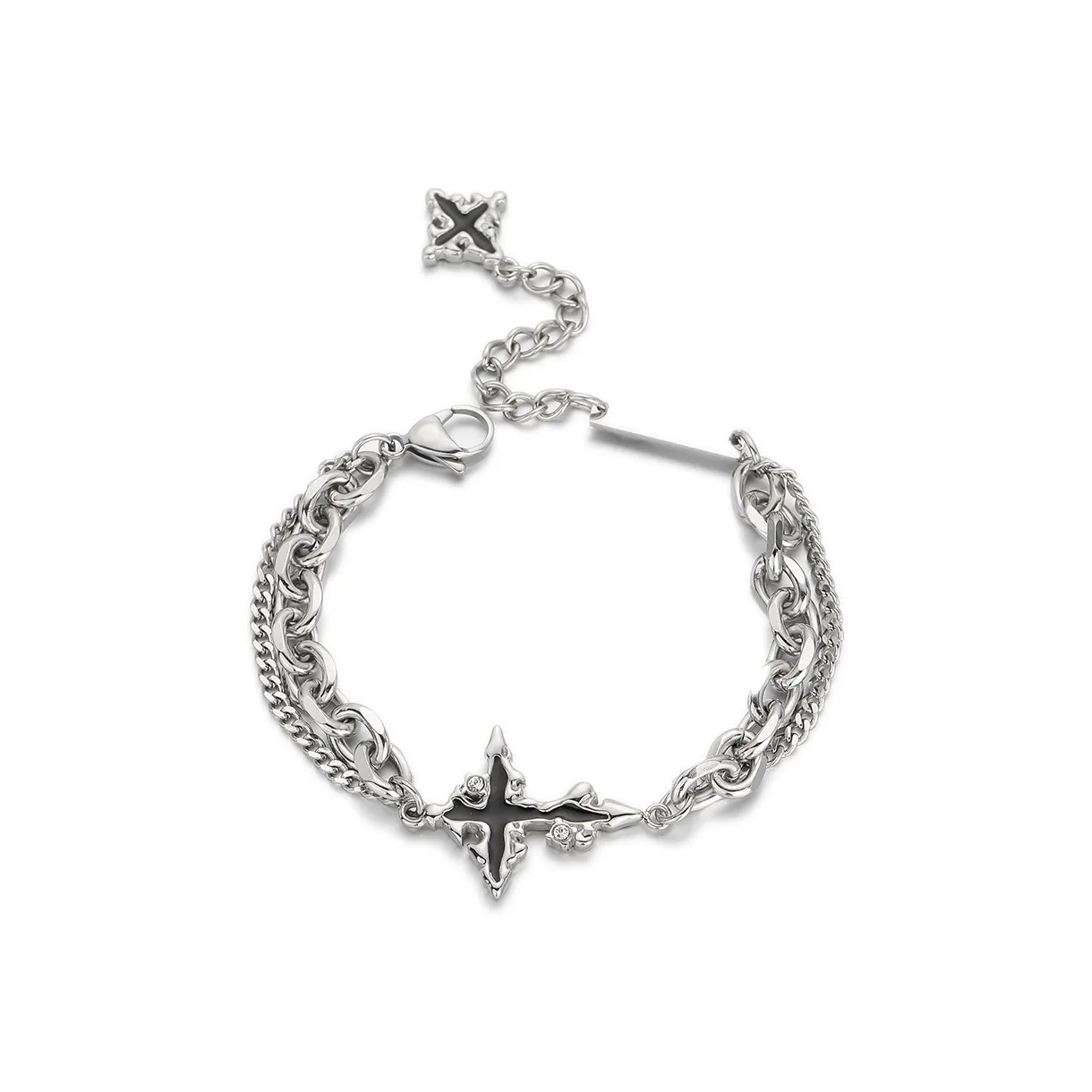 Quarqor Браслеты из титанового стального сплава 316L Мужские