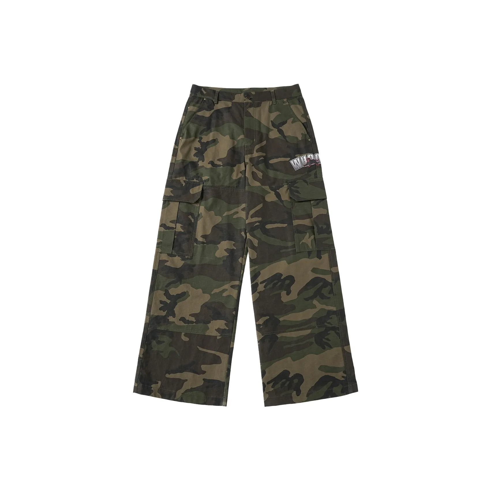 WHOOSIS Армия Зеленый Унисекс Карго Брюки