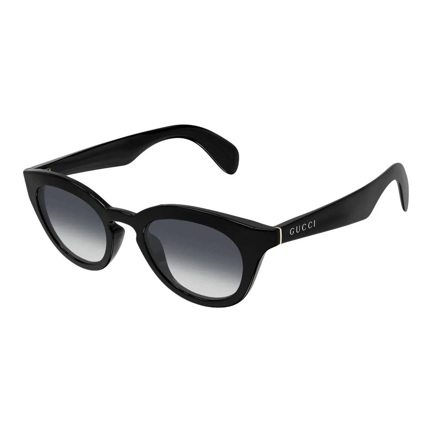 GUCCI Вакуумно-формованные Кошачий глаз Солнцезащитные очки Мужские Ярко-черные