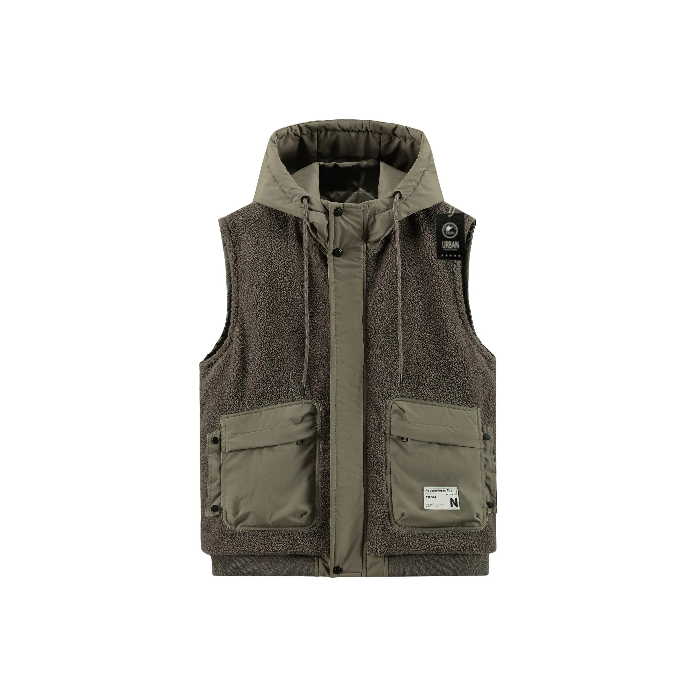 URBAN AUTHENTIC Хлопковый жилет унисекс