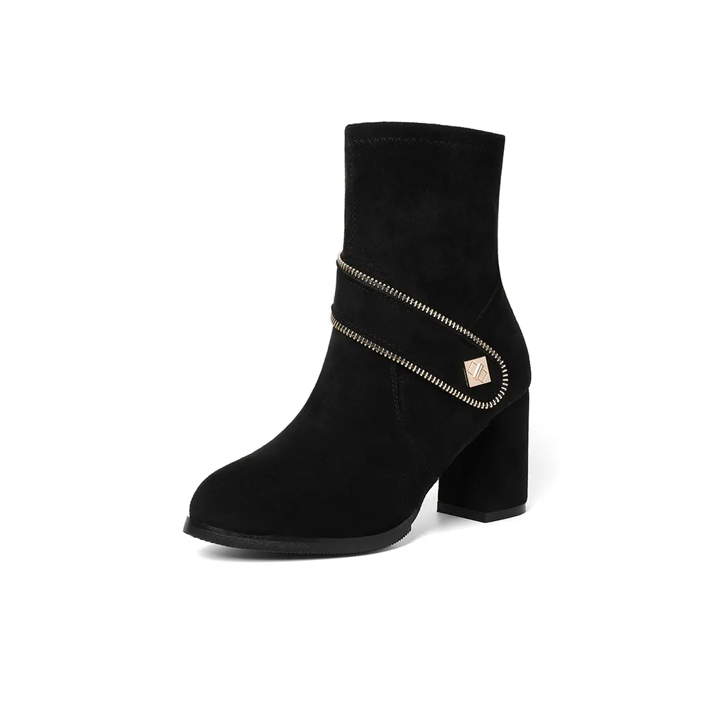 Dragon Dance высокие сапоги на толстом каблуке женские