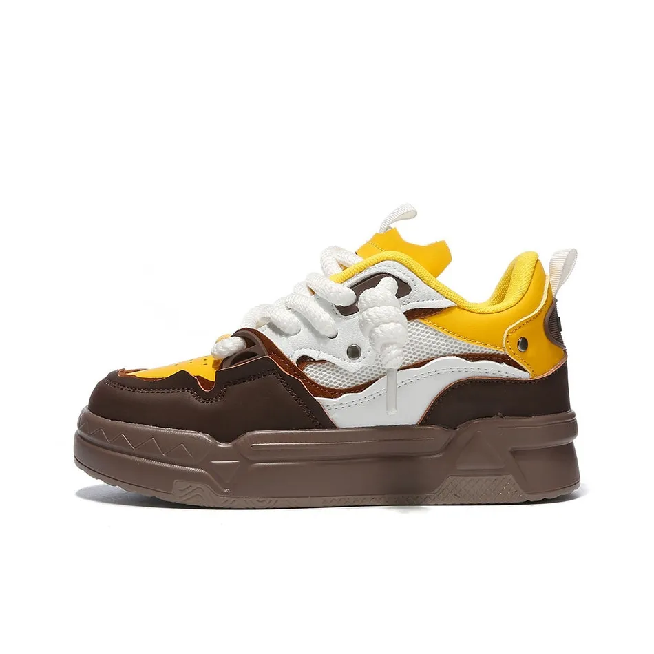 Team Bees Амортизация Износостойкий MID Топ Скейтборд Кроссовки Женские