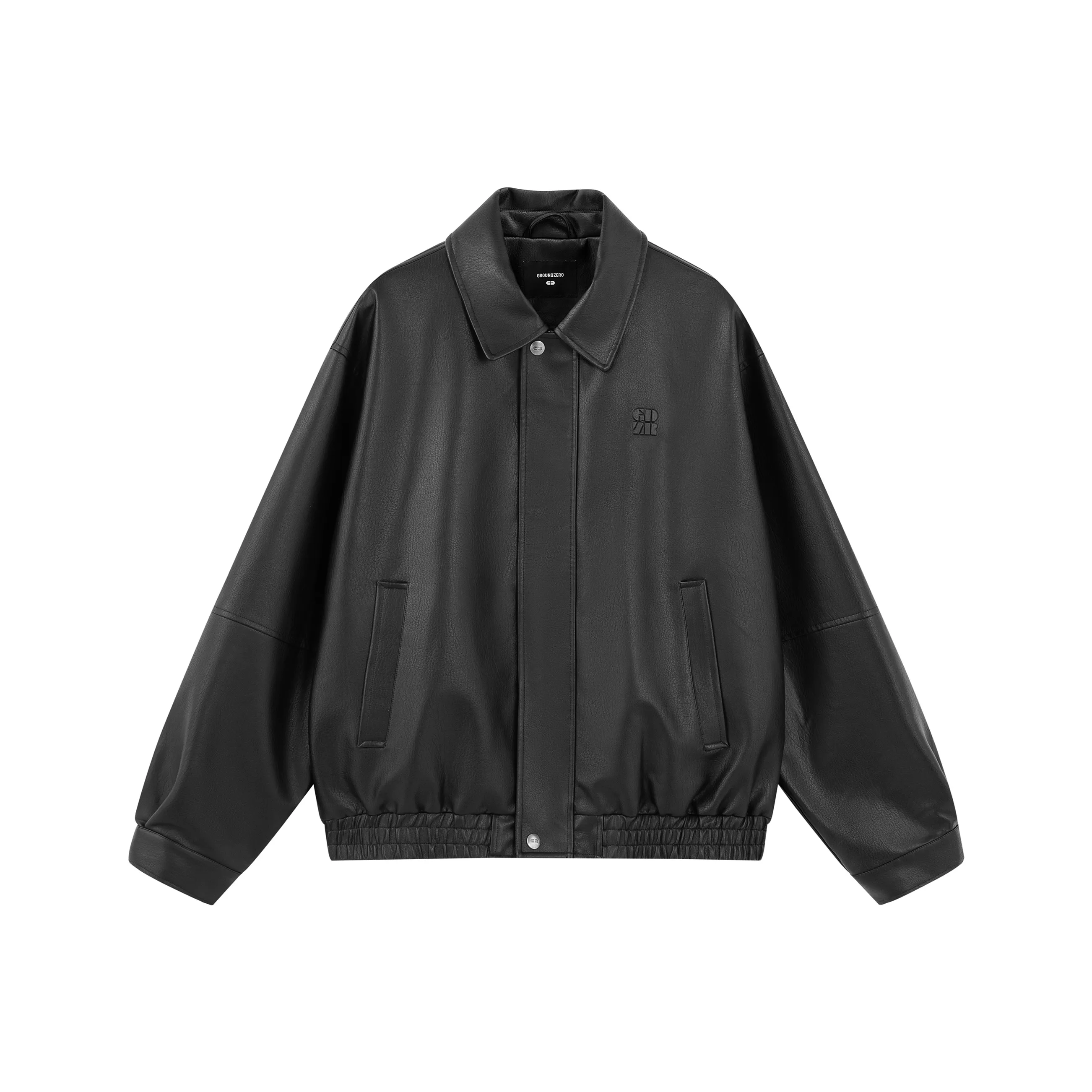 Куртка из кожи GROUNDZERO унисекс