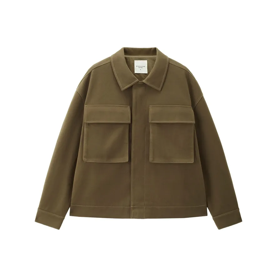 Giordano 08 Песочный Коричневый Мужская Куртка