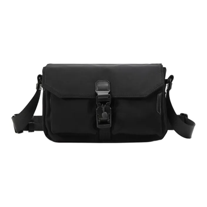 VIHUS Нейлоновая Сумка через плечо Стандартная Мужская Черная