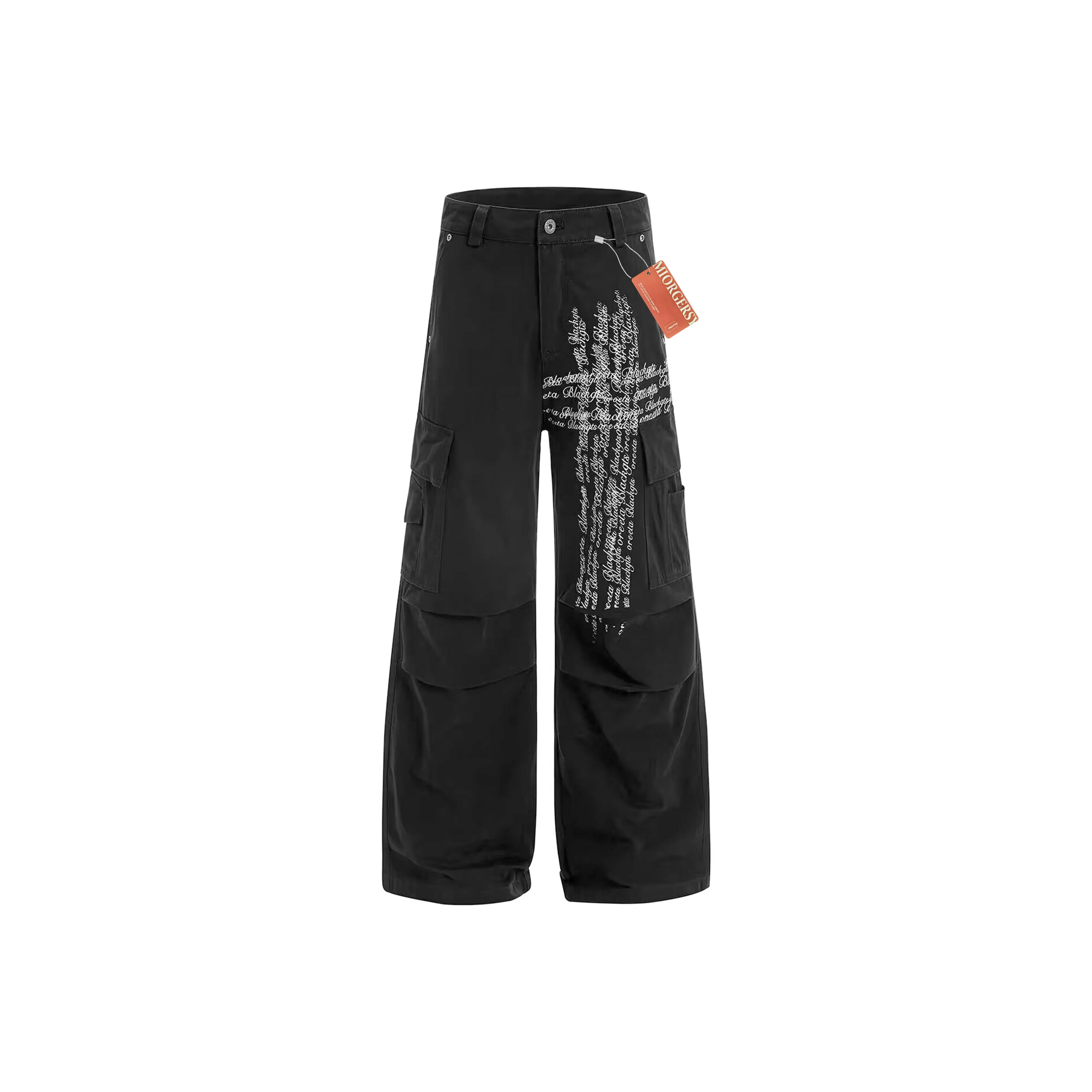 MIORGERSY Черные Унисекс Джинсы