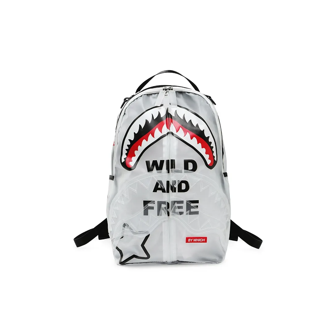 Bywhich Рюкзак из искусственной кожи стандартный унисекс прозрачный белый