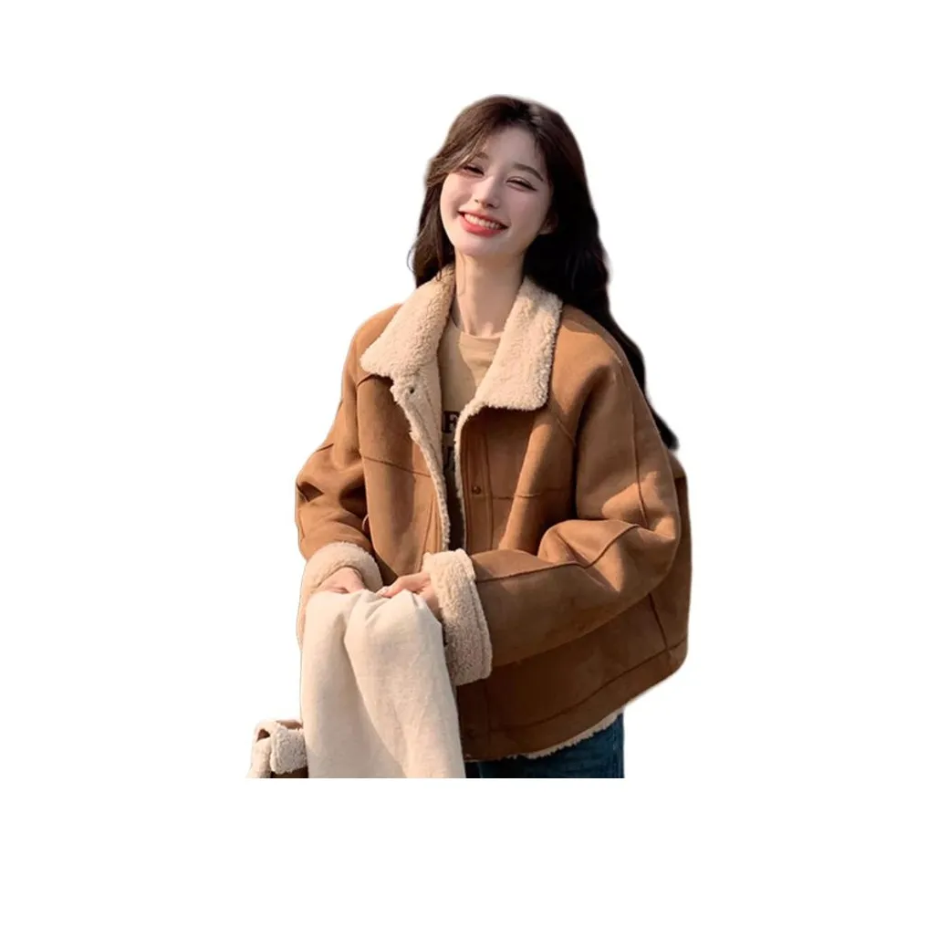 YOUSEKOO Бархат Feel Пальто Женское