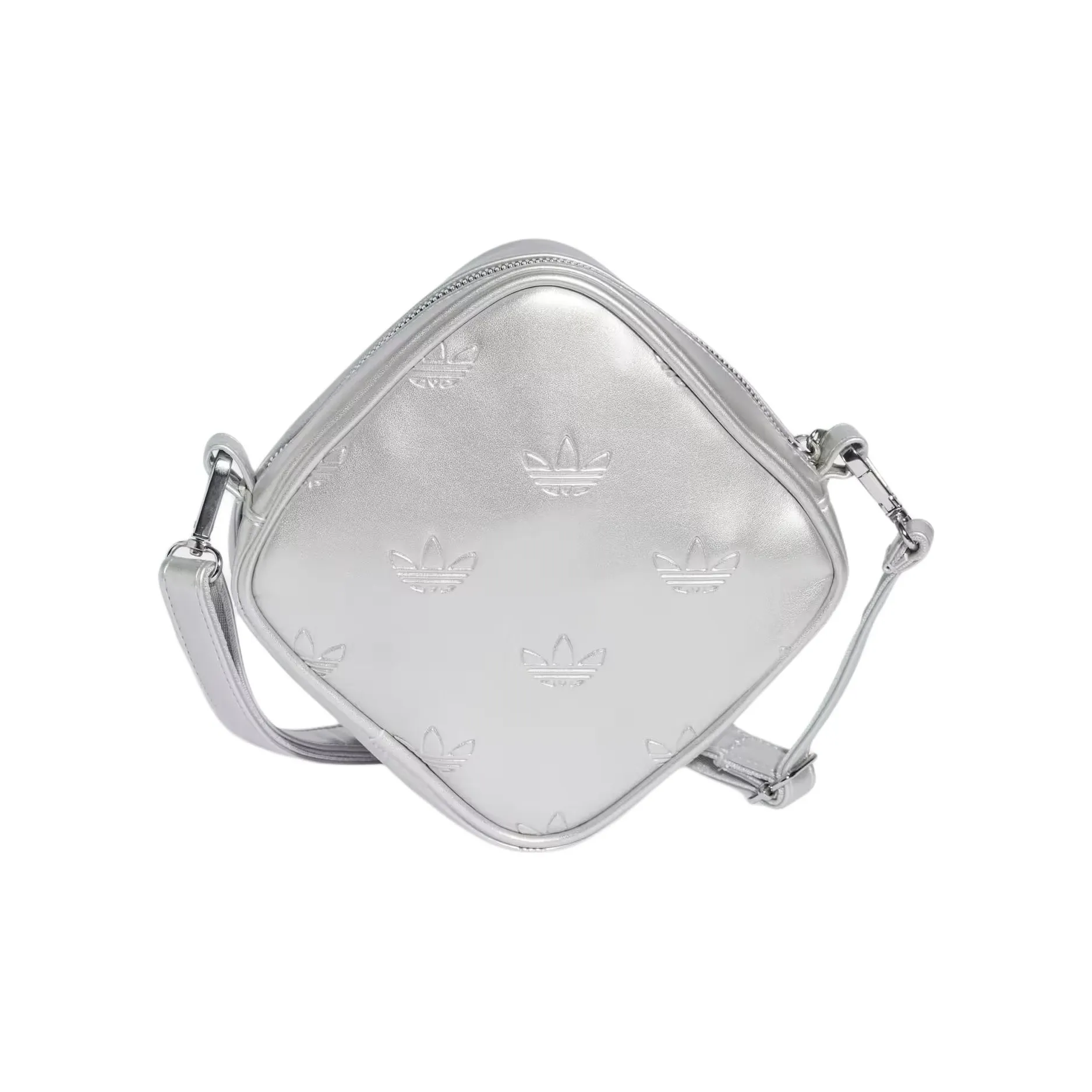 Adidas Originals Adicolor Полиуретан Сумка через плечо Сумка на плечо Женская Металлический серебристый
