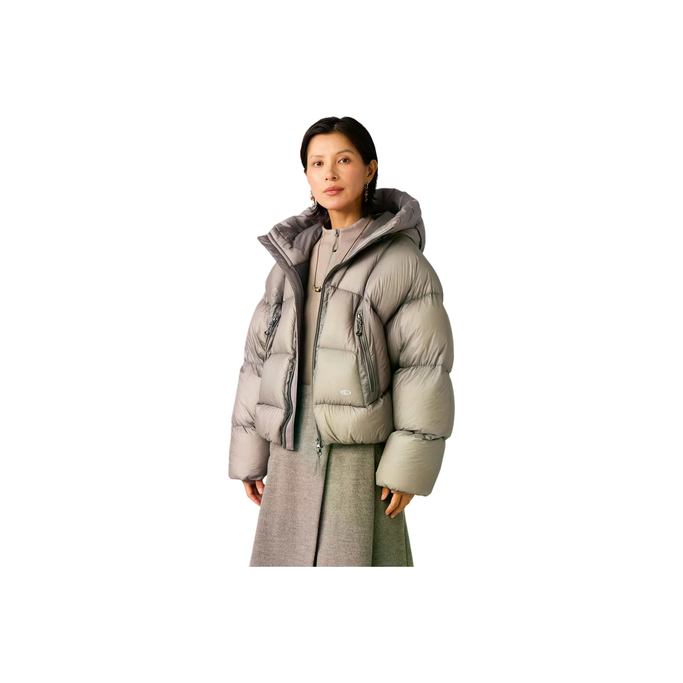 Lanqi Fragrant Серый Фиолетовый Женский Пух