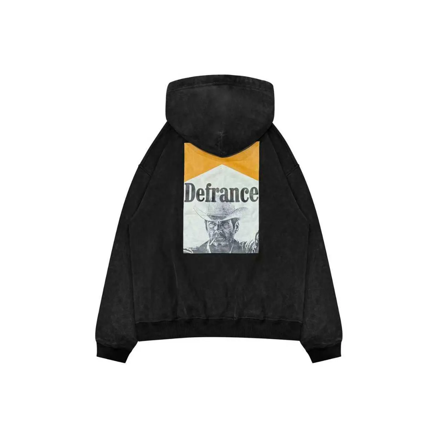 ARNODEFRANCE Толстовка Унисекс Выстиранный Черный