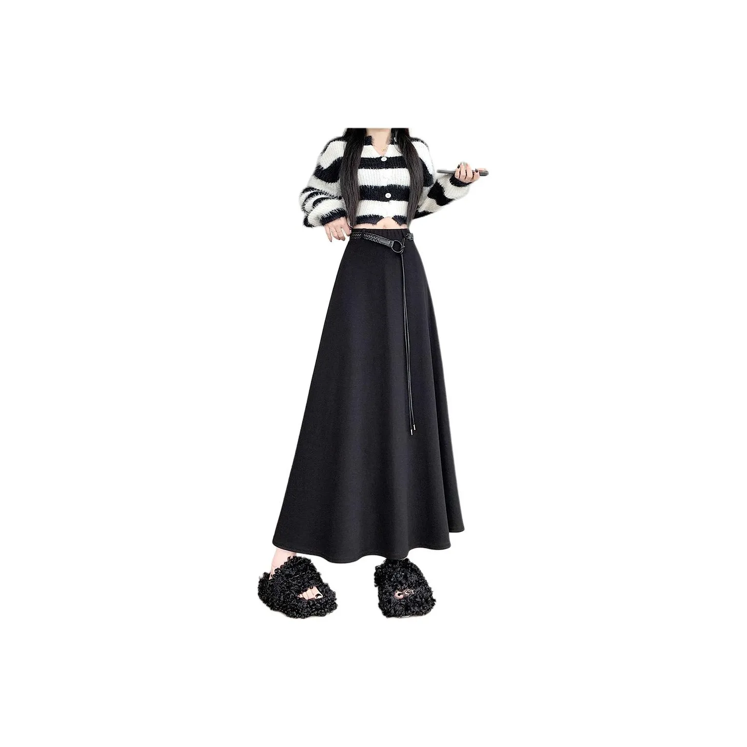 Mu Xiao Xin Повседневный Длинный Юбка Женские