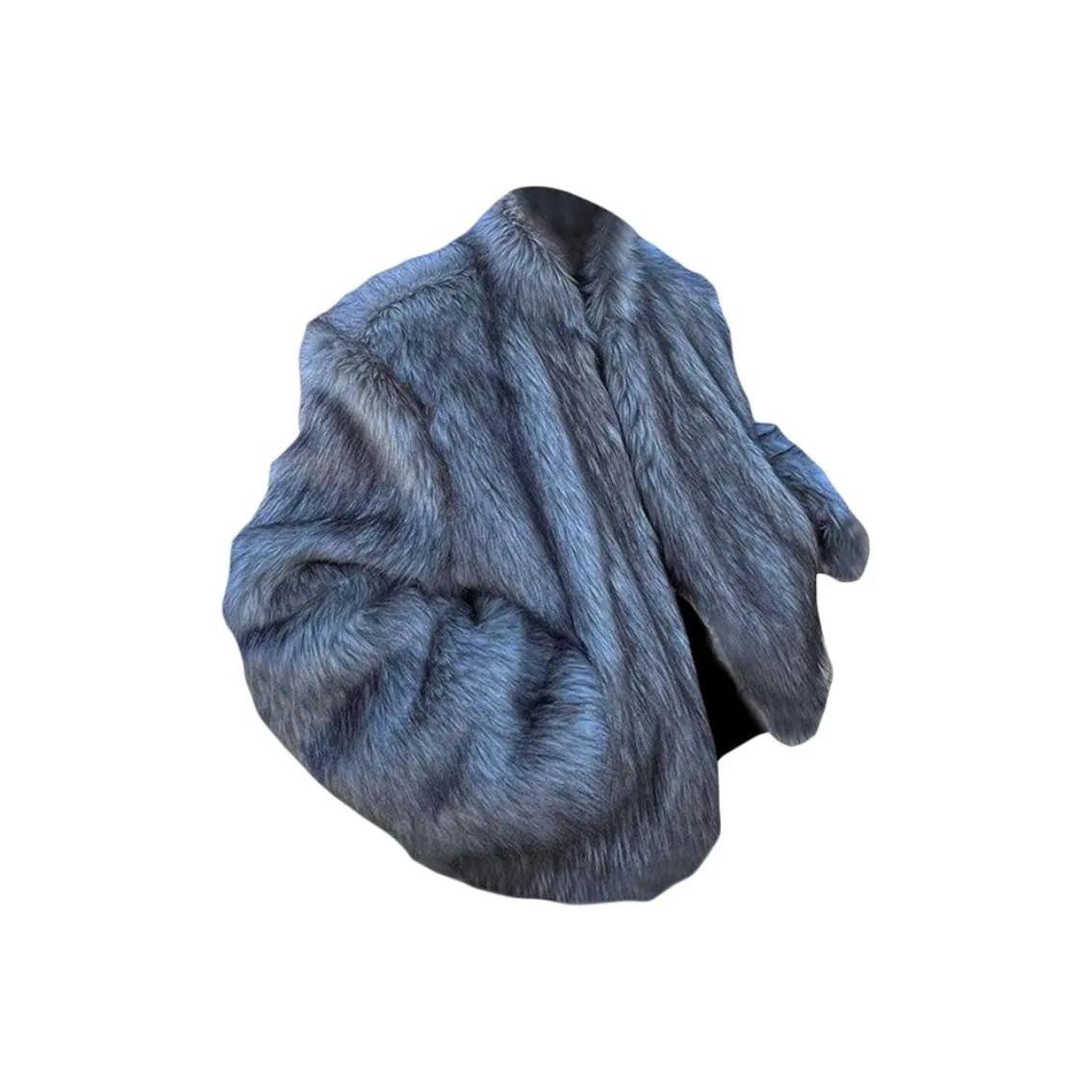 SZSX Мех Серый Унисекс Бархатные куртки